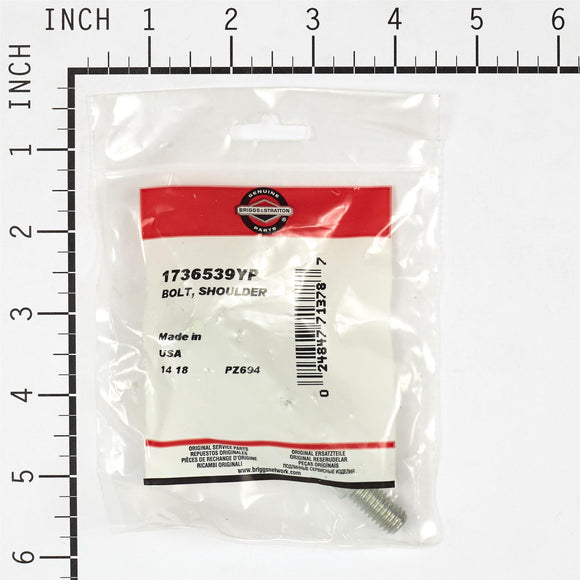 Murray 1736539YP Bolt, Shoulder