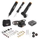 Worx WX991L MakerX 20V Rotary Tool, Angle Grinder & Wood/Metal Craft Tool Kit-1