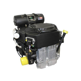 Black Kohler ECV650-3017 EFI V-twin vertical engine with air filter and electric start components