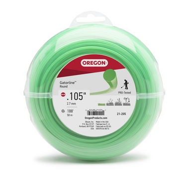 Oregon 21-205 Round Gatorline, .105" Gauge, 1/2 lb Donut