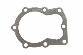 Small gray Tecumseh 36443 gasket with circular shape and two mounting holes