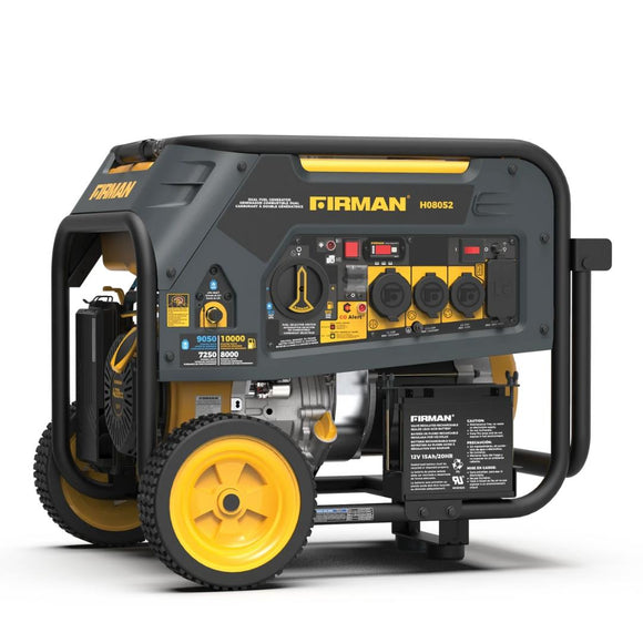 Firman H08052 Hybrid Series Dual-Fuel Generator, 8000/7250W (Gas/LP)