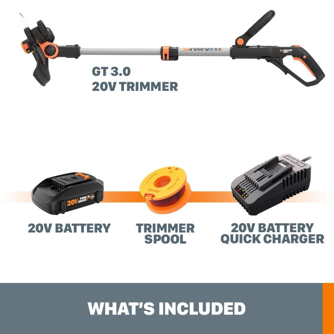 WORX GT 3.0 Trimmer/Edger - Thumbnail 5