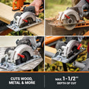 Worx WX531L Cordless 20V WorxSaw 4.5" Compact Circular Saw-4