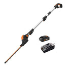 Worx WG252 Cordless 20V Power Share 20" Telescoping Hedge Trimmer-1