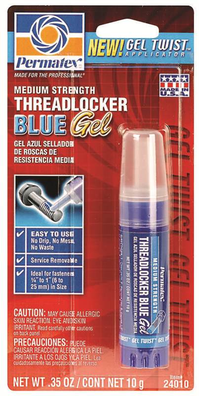 Oregon 24010E Permatex Threadlocker Blue Gel, All-Purpose