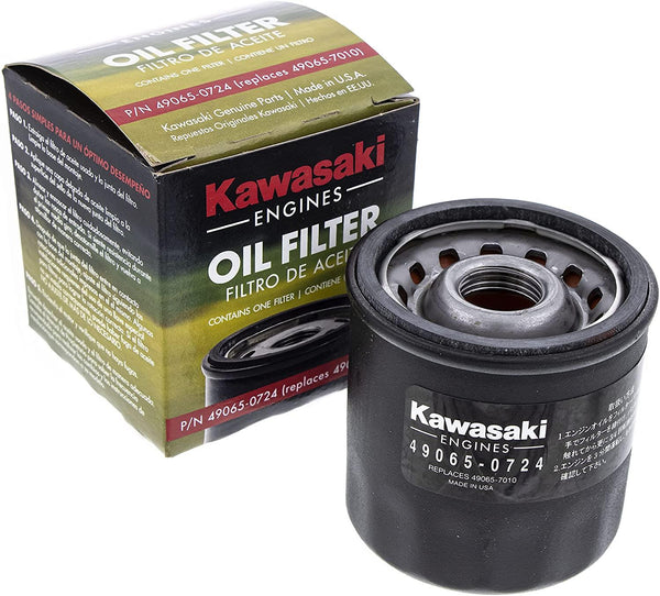 Kawasaki 49065-0724 Oil Filter, replaces 49065-7010
